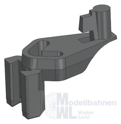 Roco  - ERSATZTEIL: Deichsel Tender BR38 - schwarz